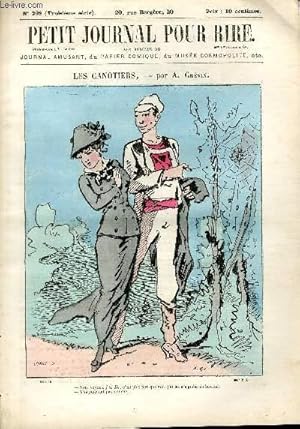 Seller image for Petit journal pour rire N208 de la 3 srie, Les canotiers par Grvin. for sale by Le-Livre