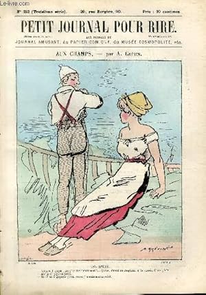 Seller image for Petit journal pour rire N212 de la 3 srie, Aux champs par Grvin. for sale by Le-Livre