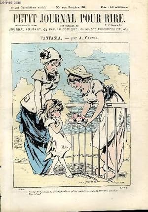 Seller image for Petit journal pour rire N215 de la 3 srie, Fantasia par Grvin. for sale by Le-Livre