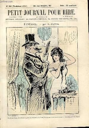 Seller image for Petit journal pour rire N216 de la 3 srie, Fantasia par Grvin. for sale by Le-Livre