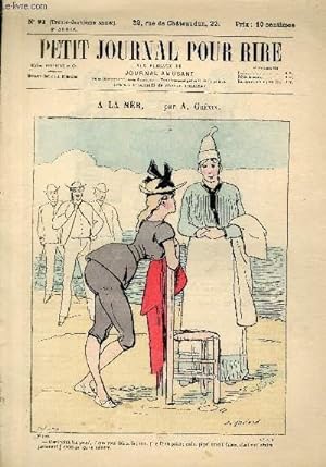 Image du vendeur pour Petit journal pour rire N91 de la 4 srie, A la mer par Gvin. mis en vente par Le-Livre