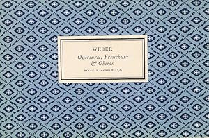 Seller image for Weber. Overtures Freischtz & Oberon. With a biographical Note by Scott Goddard and an Introduction by Gordon Jacob for sale by Antiquariat Lcke, Einzelunternehmung