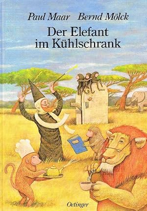 Bild des Verkufers fr Der Elefant im Khlschrank Idee und Bilder von Bernd Mlck zum Verkauf von Antiquariat Lcke, Einzelunternehmung