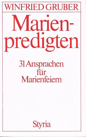 Seller image for Marienpredigten. 31 Ansprachen fr Marienfeiern for sale by Antiquariat Lcke, Einzelunternehmung