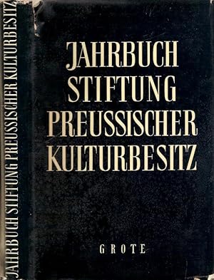 JAHRBUCH DER STIFTUNG PREUSSISCHER KULTURBESITZ 1963.