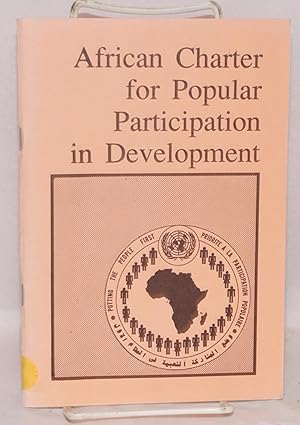 African charter for popular participation in development and transformation (Arusha 1990)