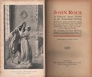 Seller image for John Rous: A Queen Anne Story in an Australian Setting for sale by Mr Pickwick's Fine Old Books