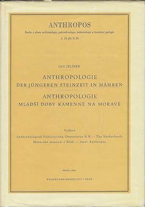 Bild des Verkufers fr * Anthropologie der jngeren Steinzeit in Mhren zum Verkauf von Librairie Archaion