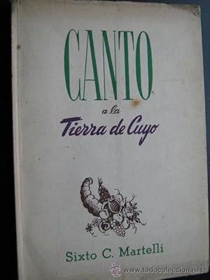 Seller image for CANTO A LA TIERRA DE CUYO for sale by Librera Maestro Gozalbo