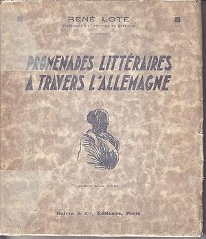 Seller image for PROMENADES LITTERAIRES A TRAVERS L'ALLEMAGNE. for sale by CARIOU1