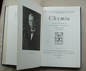 Image du vendeur pour Chymia Annual Studies In The History Of Chemistry Vol 1 mis en vente par James Hulme Books