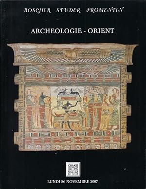 Bild des Verkufers fr Archologie-Orient, 26 novembre 2007 zum Verkauf von Librairie Archaion