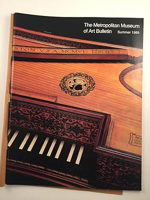 Bild des Verkufers fr The Metropolitan Museum of Art Bulletin Vol. Xlvii No. 1: Summer 1989 (Keyboard Instruments) zum Verkauf von WellRead Books A.B.A.A.