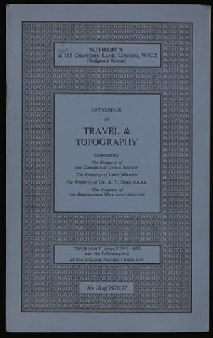 Catalogue of Travel & Topography : Thursady, 16th June, 1977