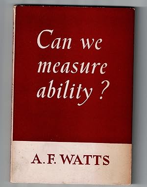 Can We Measure Ability?