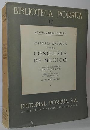 Immagine del venditore per Historia Antigua y de la Conquista de Mexico: Tomo I venduto da Stephen Peterson, Bookseller