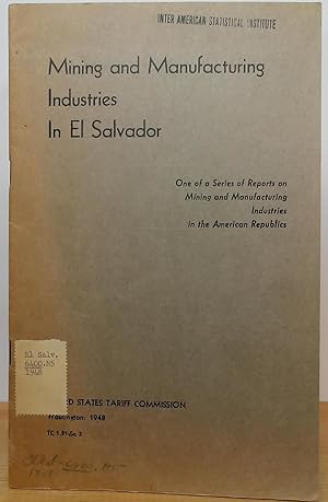 Mining and Manufacturing Industries in El Salvador