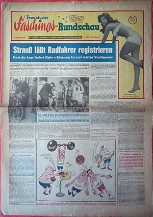 Immagine del venditore per Frankfurter Faschings-Rundschau 1962. 10 Jahre Karnevals-Narren-Reichs-Sonderausgabe. Jahrgong 00. venduto da Antiquariat Carl Wegner