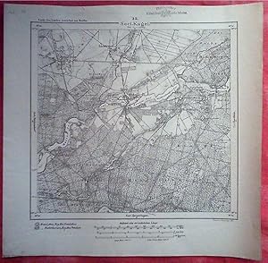 Kagel / Topographische Karte: Karte des Landes zunächst um Berlin. 32: Sect. Kagel. Maßstab 1: 50...