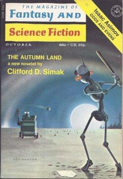 Imagen del vendedor de The Magazine of FANTASY AND SCIENCE FICTION (F&SF): October, Oct. 1971 a la venta por Books from the Crypt