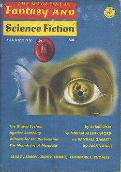 Seller image for The Magazine of FANTASY AND SCIENCE FICTION (F&SF): February, Feb. 1966 for sale by Books from the Crypt