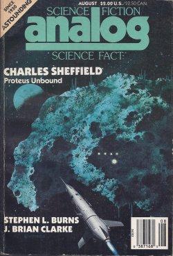 Imagen del vendedor de ANALOG Science Fiction/ Science Fact: August, Aug. 1988 ("Proteus Unbound") a la venta por Books from the Crypt