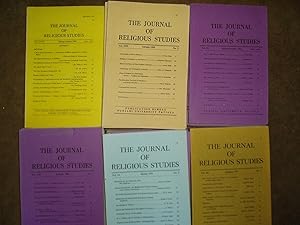 Imagen del vendedor de The Journal of Religious Studies, Nrs 4; 6; 7; 9- 20; 22; 26; 31; 38; 39 [Autumn 1971 - Spring 1997] a la venta por Expatriate Bookshop of Denmark