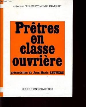 Seller image for PRTRES EN CLASSE OUVRIERES session nationale des aumoniers de l'A.C.O.  Versailles, Septembre 1971 for sale by Le-Livre