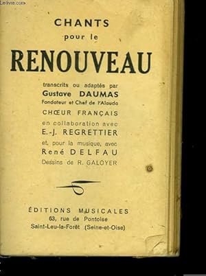 Seller image for CHANTS POUR LE RENOUVEAU for sale by Le-Livre