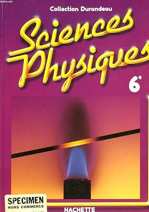 Bild des Verkufers fr SCIENCES PHYSIQUES 6e. zum Verkauf von Le-Livre