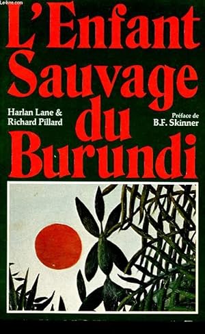 Imagen del vendedor de L'ENFANT SAUVAGE DU BURUNDI a la venta por Le-Livre