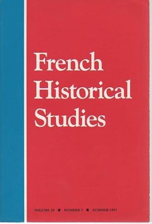 Immagine del venditore per French Historical Studies 20(3) Summer 1997 venduto da Bookfeathers, LLC