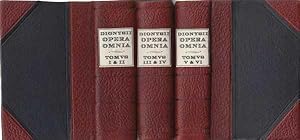Dionysii Halicarnassensis Opera Omnia Quibus Etiam Accedunt Fragmenta Ab Angelo Maio Nuper Repert...