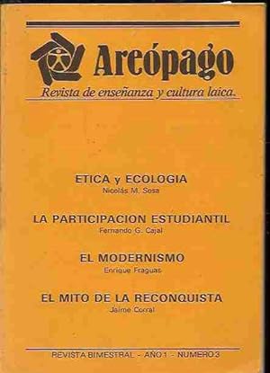 AREOPAGO. REVISTA DE ENSEÑANZA Y CULTURA LAICA. NUMERO 3: ETICA Y ECOLOGIA / LA PARTICIPACION EST...