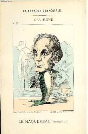 Imagen del vendedor de La mnagerie impriale compose des ruminants, amphibies, carnivores et autres budgtivores qui ont dvor la France pendant vingt ans N1, Devienne. a la venta por Le-Livre