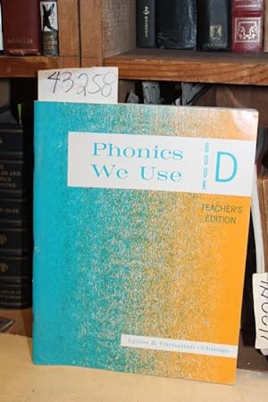 Image du vendeur pour Phonics We Use: Book D - Teacher's Edition mis en vente par Princeton Antiques Bookshop