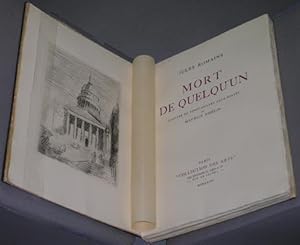 Mort de Quelqu'un. Illustre de vingt-quatre eaux-fortes de Maurice Asselin