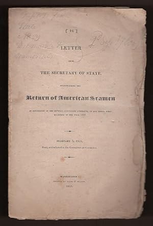 Letter from the Secretary of State, Transmitting the Return of American Seamen as Registered in t...