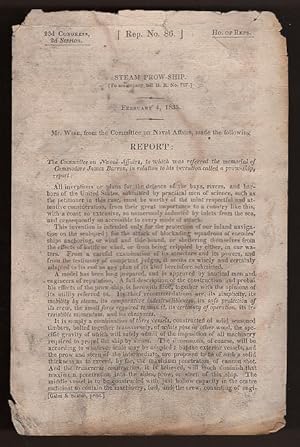 Steam Prow-Ship (to Accompany Bill H. R. No. 707) (23rd Congress: Second Session: House of Repres...