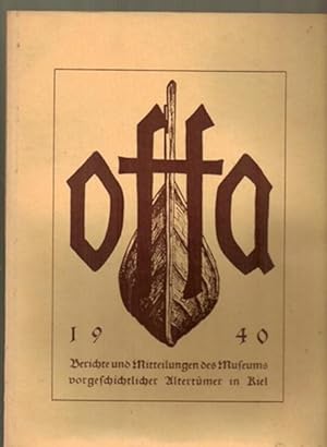 Imagen del vendedor de Offa. Band 5 1940 a la venta por Sonnets And Symphonies