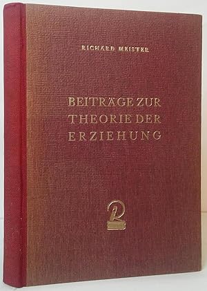 Seller image for Beitrge zur Theorie der Erziehung for sale by Stephen Peterson, Bookseller