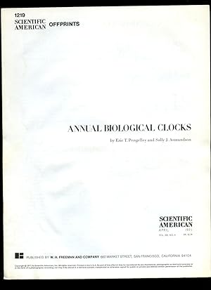Immagine del venditore per Scientific American: Annual Biological Clocks venduto da Little Stour Books PBFA Member