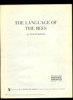 Bild des Verkufers fr Scientific American: The Language of Bees zum Verkauf von Little Stour Books PBFA Member