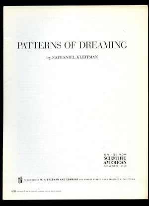 Bild des Verkufers fr Scientific American: Patterns of Dreaming zum Verkauf von Little Stour Books PBFA Member