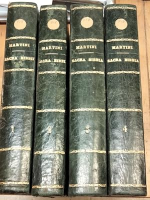 Seller image for La Sacra Bibbia secondo la volgata. Tradotta in lingua italiana. for sale by Libreria M. T. Cicerone