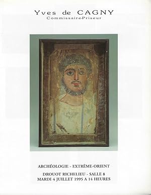 Imagen del vendedor de Archologie-Extrme-Orient, 4 juillet 1995 a la venta por Librairie Archaion