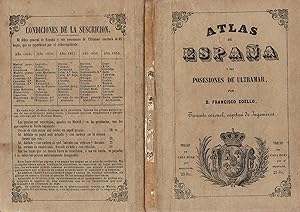 Seller image for ATLAS DE ESPAA Y SUS POSESIONES DE ULTRAMAR. 2 hoja de suplemento. CASTILLA LA NUEVA. PLANOS DE GUADALAJARA, TOLEDO, CUENCA Y CIUDAD REAL for sale by Librera Torren de Rueda