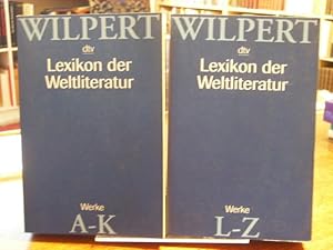 Imagen del vendedor de Lexikon der Weltliteratur. WERKE A - Z. [Hauptwerke der Weltliteratur in Charakteristiken und Kurzinterpretationen]. a la venta por Antiquariat Floeder