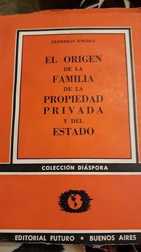 El origen de la familia de la propiedad privada y del estado