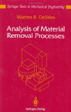 Immagine del venditore per Analysis of Material Removal Processes. (Springer Texts in Mechanical Engineering). venduto da Druckwaren Antiquariat